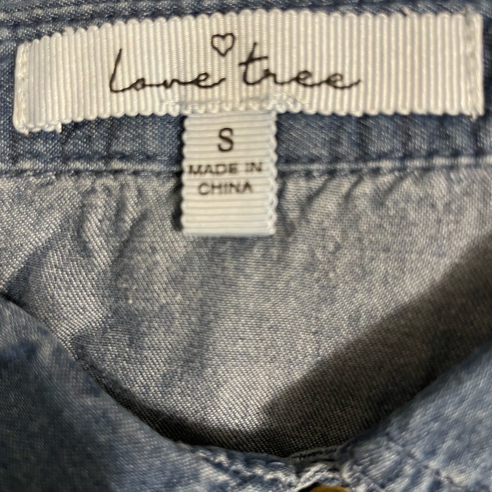 Love Tree Denim Shirt